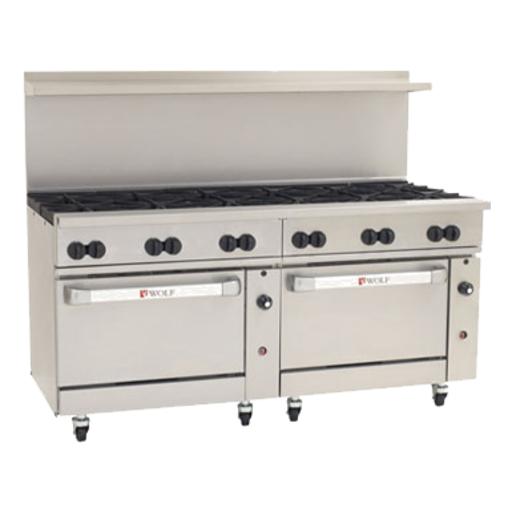 Wolf C72SS-12B 72" Gas Restaurant Range
