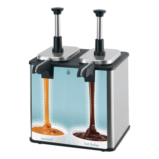 Server 102831 9 1/4" Countertop Food Topping Warmer