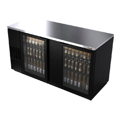 Fagor FBB-69G-N 69 1/2" Solid Door Back Bar Cooler