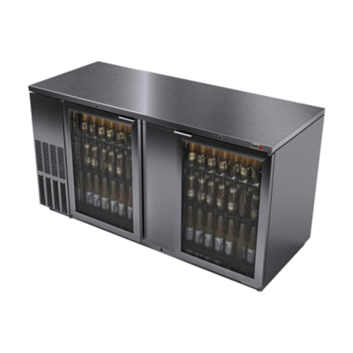 Fagor FBB-69GS-N 69 1/2" Solid Door Back Bar Cooler