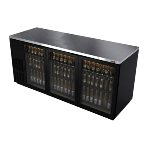 Fagor FBB-79G-N 80" Solid Door Back Bar Cooler