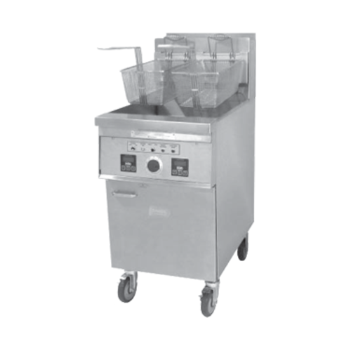 Keating 20TSE 21 3/8" Electric Floor Fryer