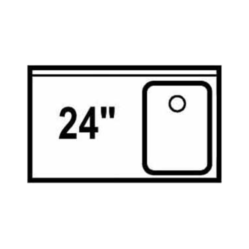 LaCrosse SD31R 36" Underbar Sink