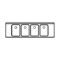 LaCrosse SD73C 84" Underbar Sink