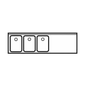 LaCrosse SK63L 72" Underbar Sink
