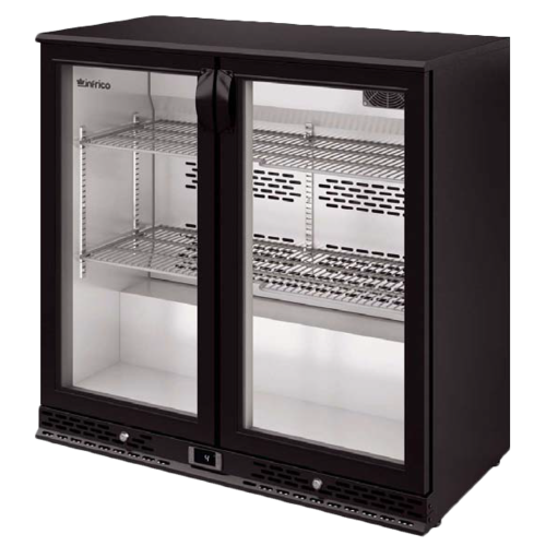 Infrico IMD-ERV25GD 35 1/2" Solid Door Back Bar Cooler
