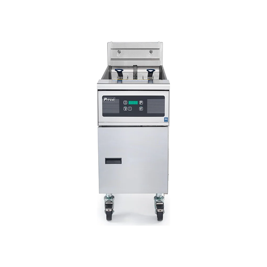 Pitco SE14R 15 5/8" 50 lb Electric Floor Fryer