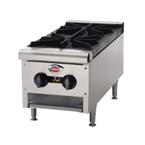 Wells HDHP-1230G 12 3/8" Gas Countertop Hot Plate