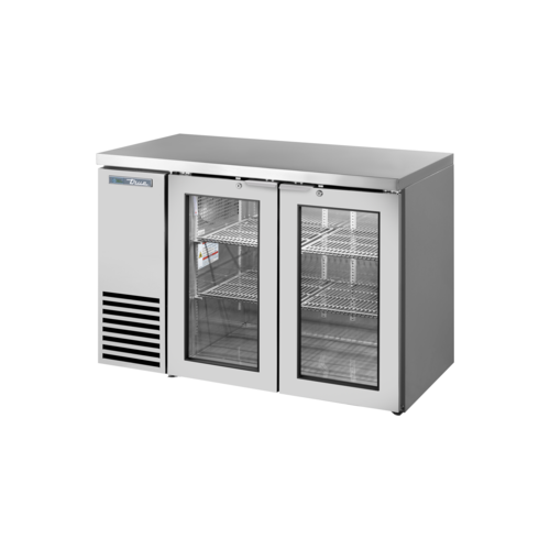 True TBB24-48-2G-Z1-SFT-S-1 48 1/8" Glass Door Back Bar Cooler