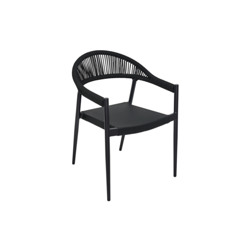 BFM Seating PHXACBLBL 22" Patio Chair