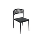 BFM Seating PHXSCBLBL 18" Patio Chair