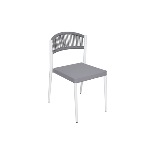 BFM Seating PHXSCGRWH 18" Patio Chair