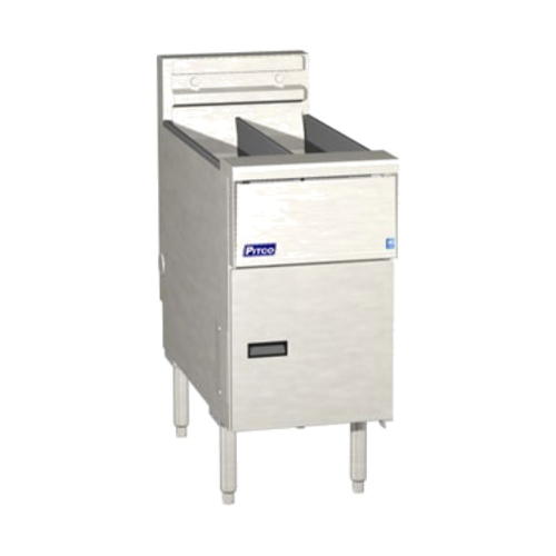 Pitco SE14T 15 5/8" 25 lb Electric Floor Fryer