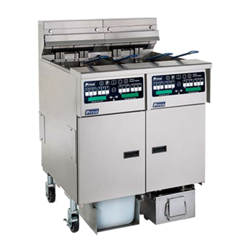 Pitco SELV14C/184/FD 35 1/4" (2) Electric Fryer Battery