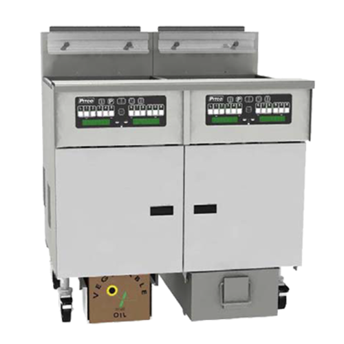 Pitco SSHLV184R-C/FD 19 5/8" 40 lb Gas Floor Fryer