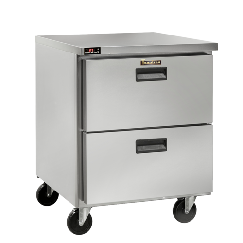 Traulsen CLUC-27R-DW 27 1/2" Solid Door Undercounter Refrigerator