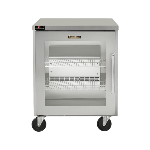 Traulsen CLUC-27R-GD-R 27 1/2" Glass Door Undercounter Refrigerator