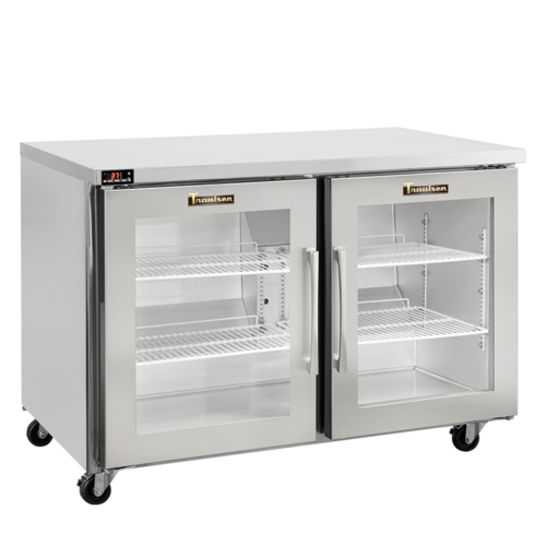 Traulsen CLUC-48R-GD-LL 48 1/4" Glass Door Undercounter Refrigerator