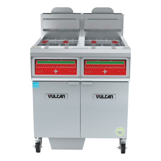 Vulcan 2VHG50CF-QS-PLATINUM 31 1/4" (2) 50 lb Gas Fryer Battery