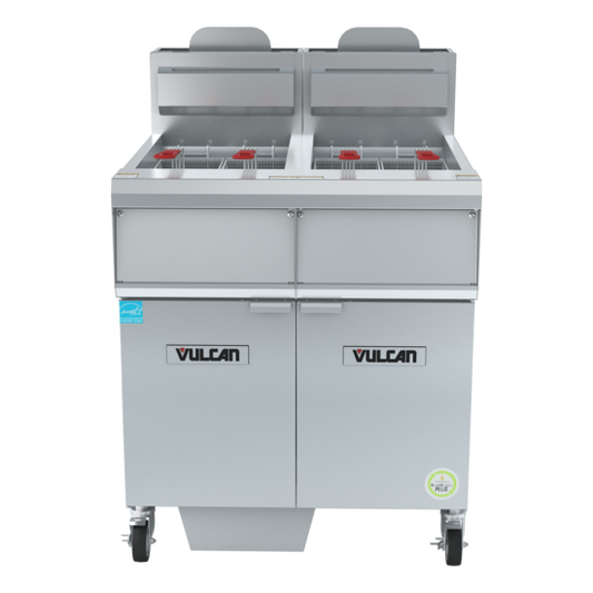 Vulcan 3VHG50AF 46 3/4" (3) 50 lb Gas Fryer Battery