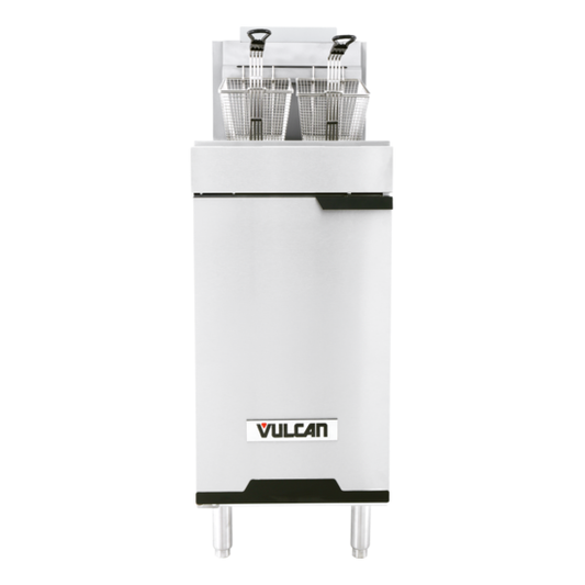 Vulcan LG400-QS-PLATINUM 15 1/2" 45 lb Gas Floor Fryer
