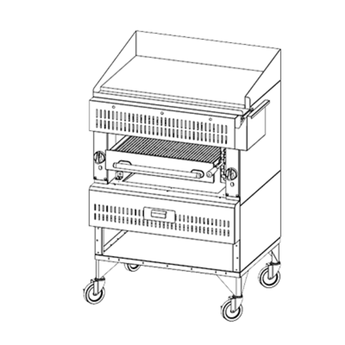 Vulcan VST3B 36" Gas Upright Broiler