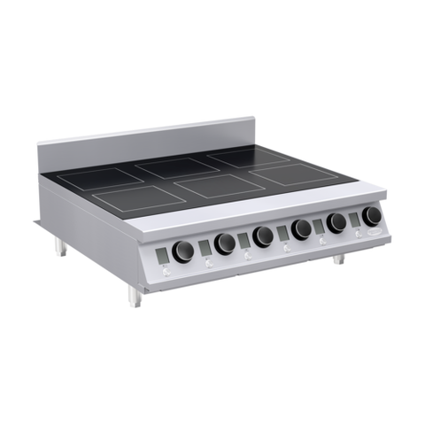 Hatco IRNG-PCH6-24-3 36" 6-Burner Programmable Countertop Induction Range