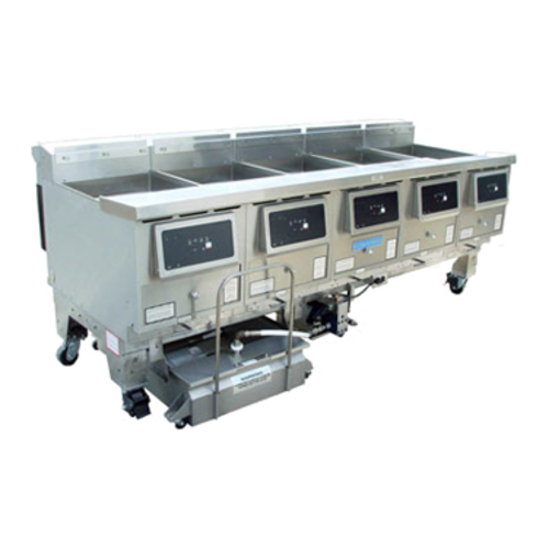 Ultrafryer B-E17-14-5-UC 77 1/4" (5) 45 lb Electric Fryer Battery