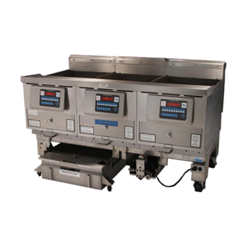 Ultrafryer B-P20-18-3-UC 58 1/2" (3) 100 lb Gas Fryer Battery