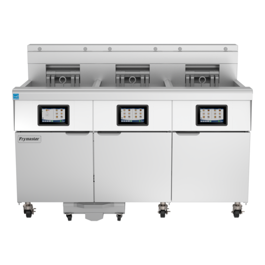 Frymaster 3FQE30U 46 7/8" (3) 30 lb Electric Fryer Battery