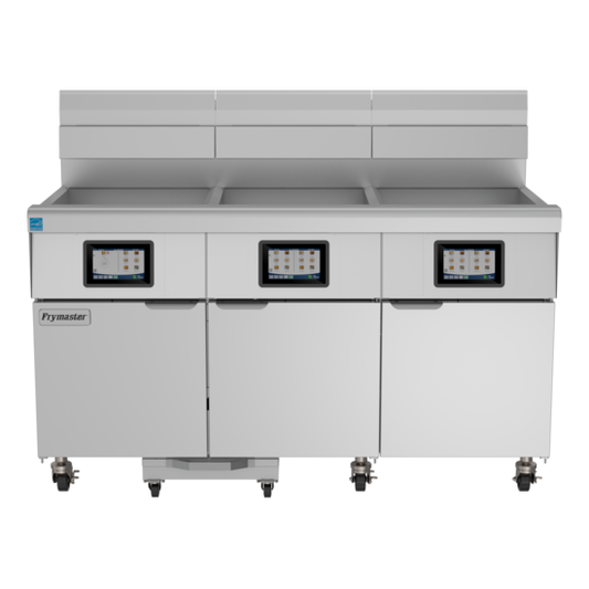 Frymaster 3FQG60T 60" (3) 63 lb Gas Fryer Battery