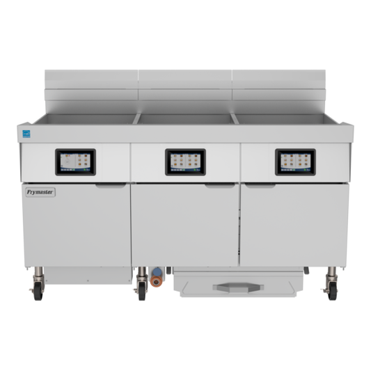 Frymaster 3FQG120T 65 3/8" (3) 100 lb Gas Fryer Battery