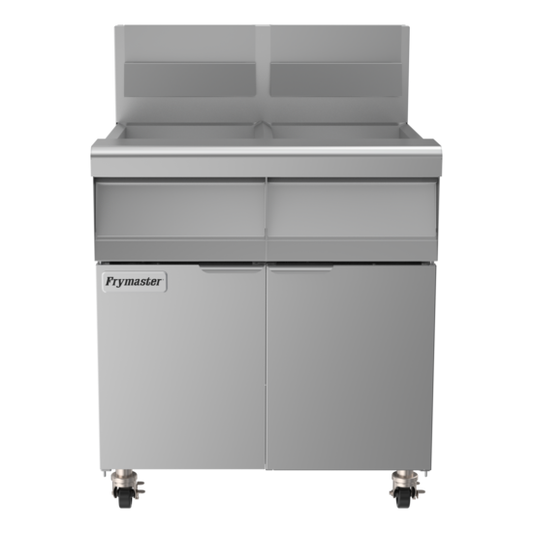 Frymaster MJ250 31 1/2" (2) 50 lb Gas Fryer Battery