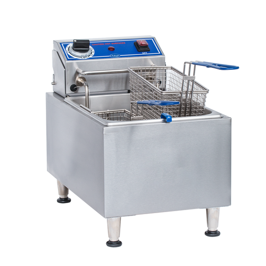 Globe PF10E 15 1/4" 10 lb Electric Countertop Fryer