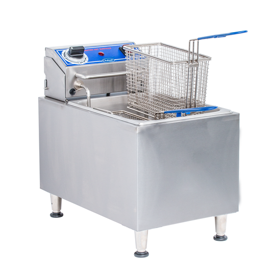 Globe PF16E 15 1/4" 15 lb Electric Countertop Fryer