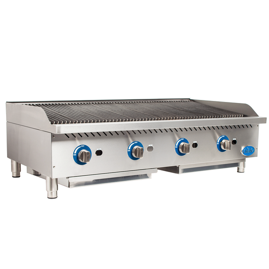 Globe GCB48G-CR 30" Gas Countertop Charbroiler