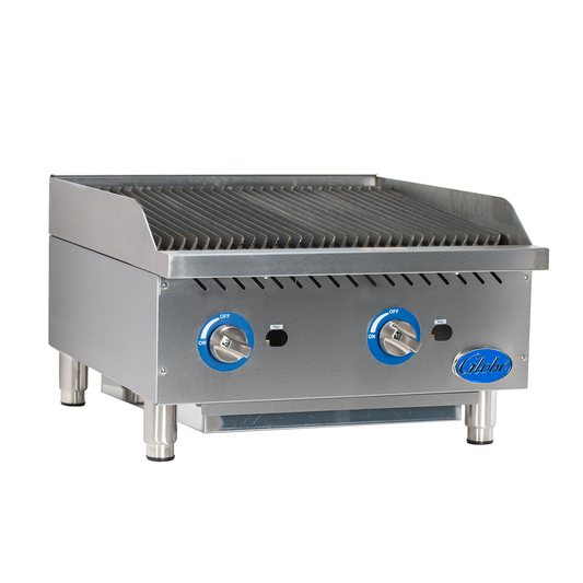 Globe GCB24G-RK 26" Gas Countertop Charbroiler