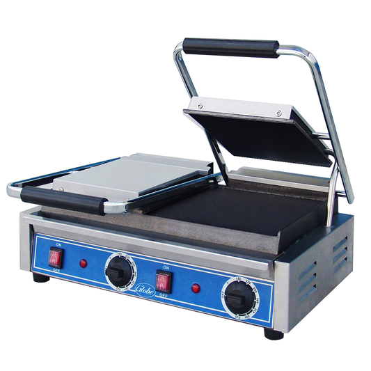 Globe GSGDUE10 21" Panini Grill