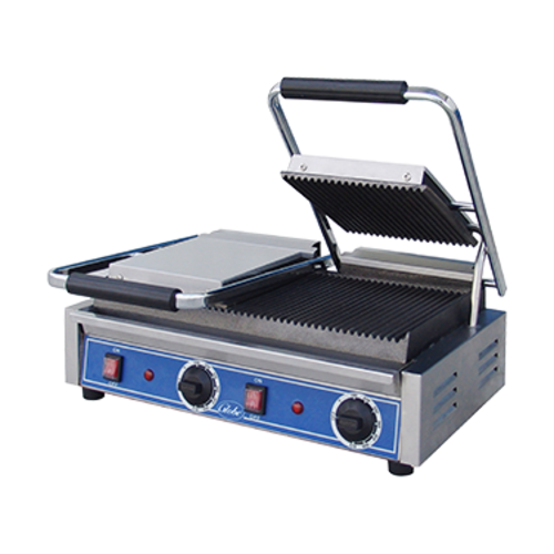 Globe GPGDUE10 21" Panini Grill