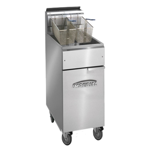 Imperial IFS-50-OP 15 1/2" 50 lb Gas Floor Fryer