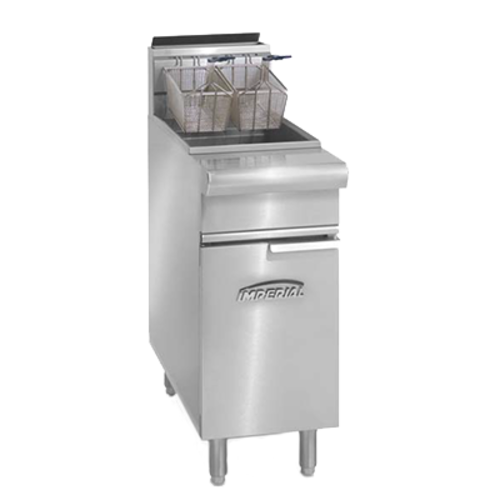 Imperial IRF-75-OP 19 1/2" 75 lb Gas Floor Fryer