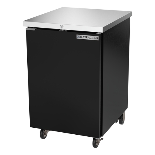 Beverage-Air BB24HC-1-B 24" Solid Door Back Bar Cooler