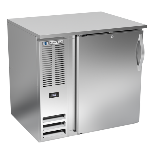 Beverage-Air BB36HC-F-S 36" Solid Door Back Bar Cooler