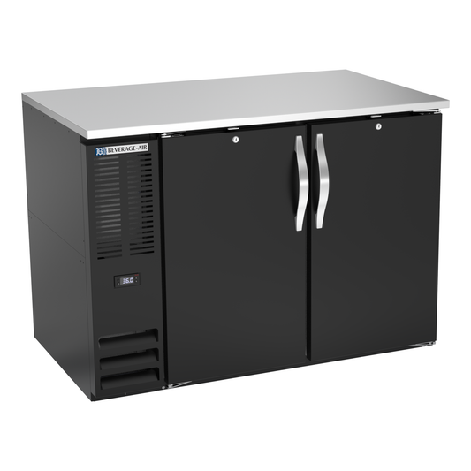 Beverage-Air BB48HC-F-B 48" Solid Door Back Bar Cooler