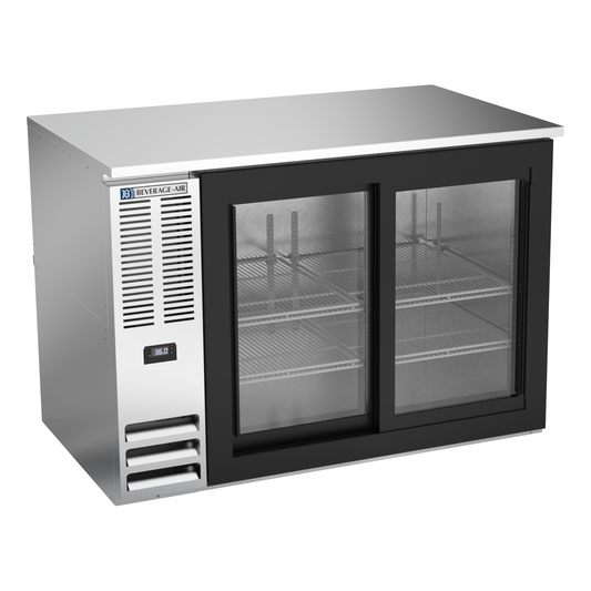 Beverage-Air BB48HC-GS-S 48" Glass Door Back Bar Cooler