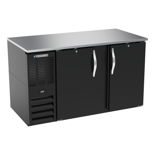 Beverage-Air BB58HC-B 58" Solid Door Back Bar Cooler