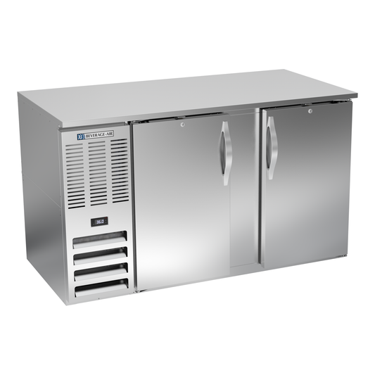 Beverage-Air BB58HC-F-S 58" Solid Door Back Bar Cooler