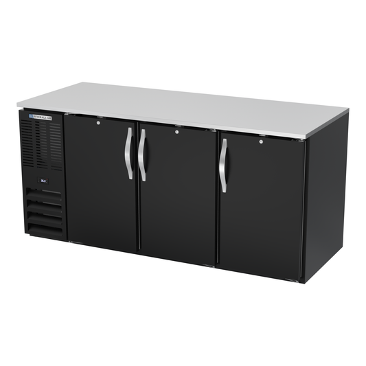 Beverage-Air BB72HC-B 72" Solid Door Back Bar Cooler