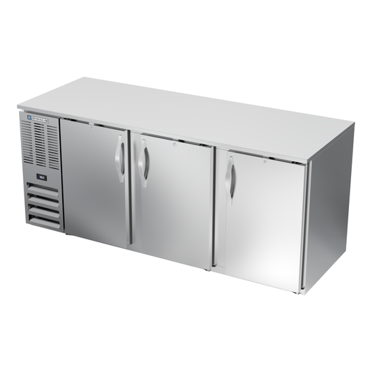 Beverage-Air BB78HC-F-S 78" Solid Door Back Bar Cooler