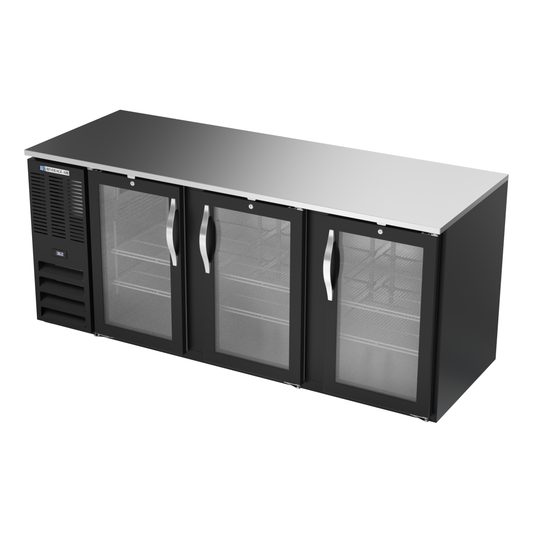 Beverage-Air BB78HC-G-B 78" Glass Door Back Bar Cooler